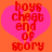 Two identical pixelated heart-shaped icons with red text on a pink heart against an orange background.