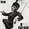 A black-and-white animated icon shows a skeletal figure in a military uniform holding a sword and drumstick, with text reading "The Black Parade" below.