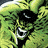 Animated green-skinned figure with glowing eyes and bared teeth in three sequential poses showing head movement.