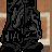 Pixel art avatar of a woman with blonde hair, red top, black hoodie, and pearl necklace in multiple poses.