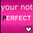 Pixelated pink background with repeated text and heart symbols, showing animation changes in lettering and heart color.