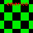 Green and black checkered pattern with red text 'emerica' repeated across four distinct sections of the image.