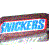 Pixelated static image with blue text 'FRIENDS' on a white background, bordered by red and brown pixel clusters.