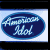 Animated contact sheet of American Idol-themed buddy icon frames showing text and character portraits with heart symbols.