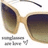 Pixelated close-up of brown-tinted sunglasses with light-colored frames and dark lenses, showing partial arms against a white background.