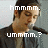 A four- pixelated image of a person in a dark jacket with text overlays reading 'hmmmm.', 'ummmm.?', 'i got nothin!', and 'and im a singer!'
