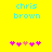 Yellow background with cyan text 'chris brown' above pink and light pink heart icons in two