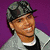 A pixelated image of a person in three distinct poses with varying backgrounds and clothing details.