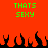 Red background with green pixelated text 'THAT'S SEXY' repeated twice above black flame shapes.