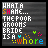 A 48x48 pixel animated contact sheet showing 17 sequential frames of a text-based buddy icon with changing rainbow-colored letters on a dark gray background.