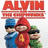 Pixelated image of three cartoon characters under red 'ALVIN AND THE CHIPMUNKS' text with repeated black text reading 'Yes I'm Obsessed'