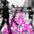 Black-and-white pixelated image of a person with pink text overlay reading "I THE JOYAS ARE SO HOT" in fragmented, stylized letters.