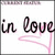 A static image shows 'in love' text with a pink heart outline on white background, partially cropped at bottom and right edges.