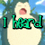 A cartoon character with a large round body and open mouth appears in four , each showing different text overlays