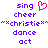 Pixelated text and symbols arranged in two on white background, with one red heart symbol in top-left
