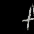 Animated contact sheet of 14 frames showing white stylized text on black background with visible pixelation and distortion effects across sampled frames.