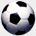 Three pixelated soccer balls in a , each showing different partial damage and pixelation artifacts on their black and white surfaces