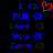 A pixelated text-based animation showing 'I <3 Still <3 Love <3 You <3 Sara <3' with a red heart symbol replacing the first '<3'.