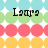 Pixelated text 'Lars' and 'Rocks' on a colorful striped background with star patterns.