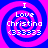 Four identical pixelated icons with pink and blue spiral backgrounds display white text reading "I Love Christina <333333" in a