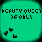 Green square icon with 'BEAUTY QUEEN OF ONLY' text, small black symbols, and a number that changes between 18 and 19 across frames.