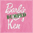 Pixelated pink background with white cursive text 'Barbie' and 'Ken', green block text 'Dumped', and a small white teardrop shape.