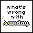 Animated pixel art sequence showing text changes from 'what's wrong with sunday' to 'why are they taking it back', with color variations in the word 'sunday'.