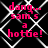 Pixelated pink text on black background with white chain-link fence pattern, repeating 'dang... sam's a hottie!' in four identical quadrants.