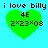 Four identical pixelated green hearts on cyan background with text "i love billy 4E ×08" above each heart