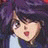 A 48x48 pixel buddy icon featuring a stylized anime character with purple hair and a white top on the left, paired with "Anime IM" text in silver block letters and a signature-like "cOm" on a black background to the right.