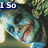 Animated icon shows a cartoon character with blue skin, black hair, and a red mouth, with text changing from "I So" to "HAPPEHZ."
