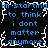 Blue text on black background with white pixelated border, repeating 'im starting to think i dont matter anymore' in four identical quadrants.