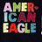 Four distinct American Eagle-themed visual designs arranged in a , each with unique text and imagery