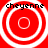 Four identical red circular icons with white concentric rings and black text "cheyenne" above each, arranged in a on a red background