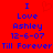 Red background with blue pixelated text reading "I Love Ashley 12-6-07 Till Forever" and a faint red heart outline above the first line.
