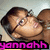 Pixelated image of a person with dark hair and glasses, wearing a light-colored shirt, with a pink text banner reading 'yannakh' at the bottom.