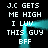 Pixelated text and cyan glow animation on black background with repeated phrases.