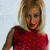A 50x50 pixel animated buddy icon featuring a woman in a red dress on the left and green text reading "Original Icons .com" on a dark green background to the right, displayed as two side-by-side frames in a contact sheet layout.