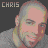 pixelated images showing a person with short hair and light skin, some displaying text overlays like 'SCREW AMERICA' or 'CHRIS 15 THE AMERICAN IDOL' in red and blue