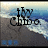 Animated beach scene with waves, showing text changes from 'Ivy Chino.' to '7.29.07' and a small black arrow.