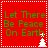 Red square icon with white dotted border displaying green text "Let There Be Peace On Earth" and a small white Christmas tree at bottom right.