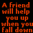 A static image with orange pixelated text on a black background, partially showing a gray rectangle on the right side.
