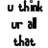 Pixelated text reads 'u think ur all that' and '& a bag of chips' above a yellow Lay's potato chip bag with red branding.