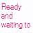 Red text reads 'Ready and waiting to' above a sequence of purple 'f' and 'a' letters with green vertical lines, ending in a red heart symbol.