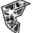 Black-and-white pixelated icon with abstract geometric shapes and a central star-like pattern, rendered in grayscale tones.