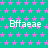 Teal background with repeating pink star pattern and white text 'Bffaee' in multiple