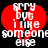 Red heart-shaped icon with white text reading "BUT I LIKE SOMEONE ELSE" over a black background, featuring pixelated text and a split heart design.