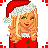 A 48x48 pixel animated contact sheet showing a Christmas-themed cartoon character in three frames with varying eye expressions, surrounded by repeating red and green holiday patterns and "merry xmas!" text.