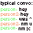 Pixelated chat interface showing two users exchanging messages with green and orange text, ending in a signed-off status.