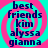 Four identical display text over a cyan and magenta spiral background with no visible animation changes